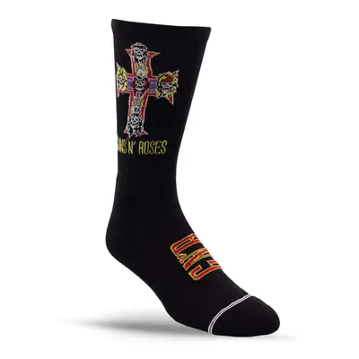 zokni PERRI'S SOCK - Guns N' Roses - CROSS LOGO - FEKETE