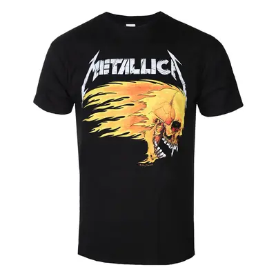 metál póló férfi Metallica - Flaming Skull Tour Black - NNM - RTMTLTSBFLA PHDMTLTSBFLA