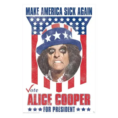 Poszter ALICE COOPER - Cooper for President