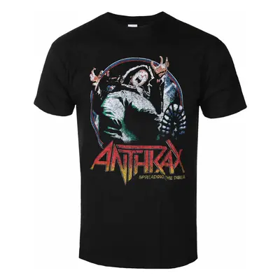 metál póló férfi Anthrax - Spreading Vignette BL - ROCK OFF - ANTHTEE27MB