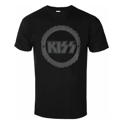 metál póló férfi Kiss - Buzzsaw Logo Hi-Build - ROCK OFF - KISSTS46MB