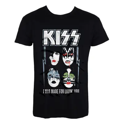 metál póló férfi Kiss - I Was Made For Lovin' You - HYBRIS - ER-1-KISS011-H71-5-BK