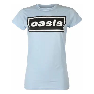 metál póló női Oasis - Decca Logo Sky Blue - NNM - RTOASGSSBDE