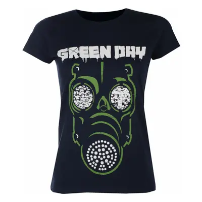 metál póló női Green Day - Green Mask - ROCK OFF - GDTS05LN