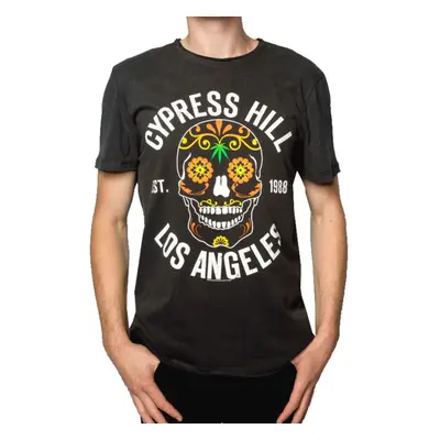 metál póló férfi Cypress Hill - FLORAL SKULL - AMPLIFIED - ZAV210A96