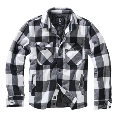 téli dzseki - Lumberjacket checked - BRANDIT - 9478-white/black check