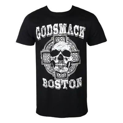 metál póló férfi Godsmack - Boston Skull - ROCK OFF - GODTS01MB