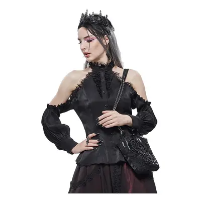 gót és punk póló női - Well-fitting Strapless Gothic - DEVIL FASHION - SHT08101