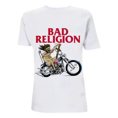 metál póló férfi Bad Religion - American Jesus -White Heavy - NNM - RTBADTSWAME BRTS03MW