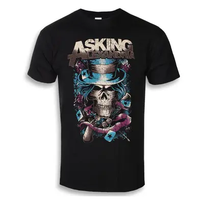 metál póló férfi Asking Alexandria - Hat Skull - ROCK OFF - ASKTSP06MB