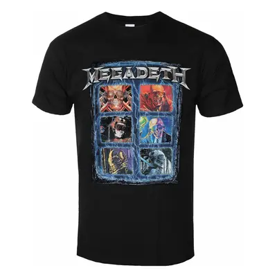 metál póló férfi Megadeth - Heads Grid - NNM - MC795