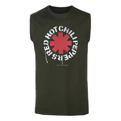 TOP férfi Red Hot Chili Peppers - Stencil - ROCK OFF - RHCPTANK02MGR