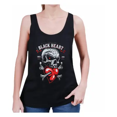 TOP női - LOVER - BLACK HEART