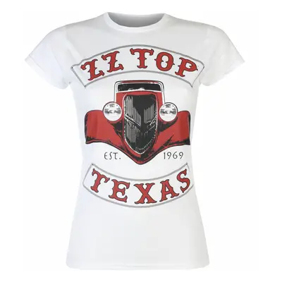 metál póló női ZZ-Top - Texas - HYBRIS - ER-5-ZZT006-H70-14-WH