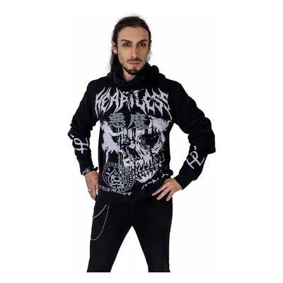 kapucnis pulóver unisex - REAPER - HEARTLESS - POI1061