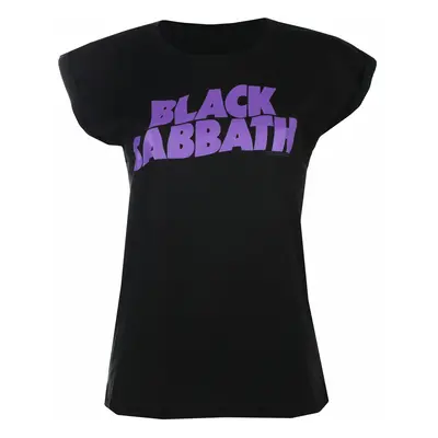 metál póló női Black Sabbath - Logo Black - NNM