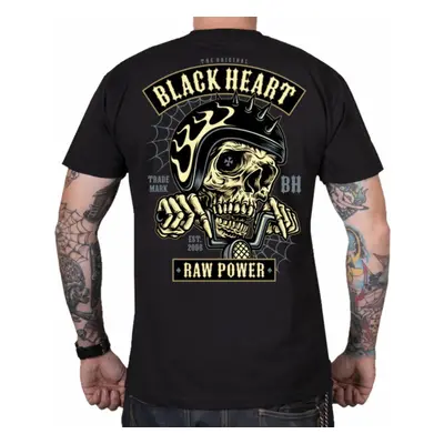 póló férfi - RAW POWER CHOPPER - BLACK HEART