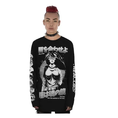 póló unisex - Eye Contact Long Sleeve Top - KILLSTAR - KSRA002266