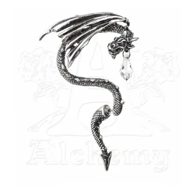 ALCHEMY GOTHIC fülbevaló - Crystal Dragon Fül Wrap - E330