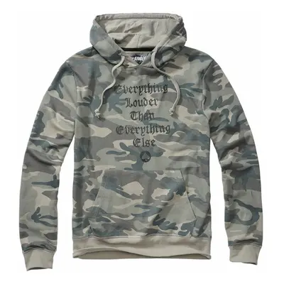 kapucnis pulóver férfi Motörhead - Motörhead - BRANDIT - 61012-grey camo