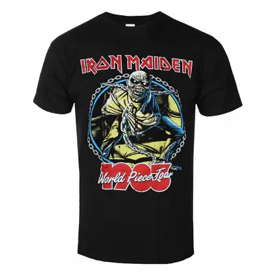 metál póló férfi Iron Maiden - World Piece Tour '83 V2 BL - ROCK OFF - IMTEE123MB