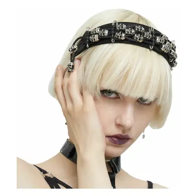 Fejpánt DEVIL FASHION - SKULLZ GOTHIC HEADBAND