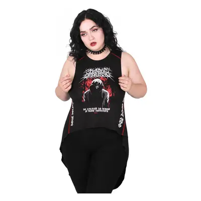 TOP női - Departed Maxi Vest - KILLSTAR - KSRA003704