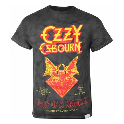 metál póló férfi Ozzy Osbourne - Diary Of A Madman Crystal Wash - DIAMOND - B21DMPO205 BLK