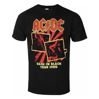 metál póló férfi AC-DC - Back in Black Tour - ROCK OFF - ACDCTS88MB