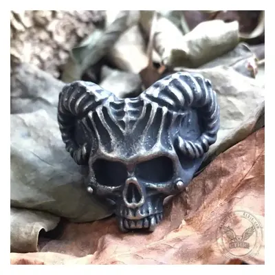 Gyűrű Horned Devil Skull