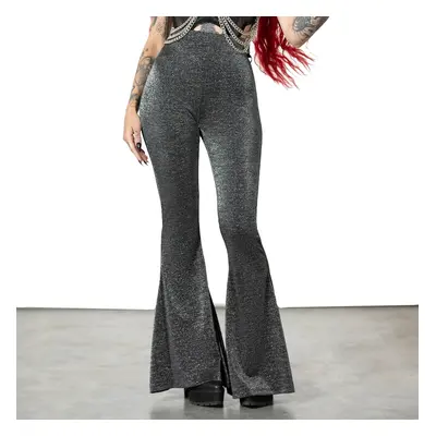 Női nadrág (leggings) KILLSTAR - Wicked Weekender Flares - Glitter- Fekete