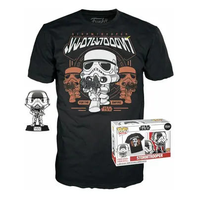 filmes póló férfi Star Wars - POP! & Tee Stormtrooper - POP - FK63579