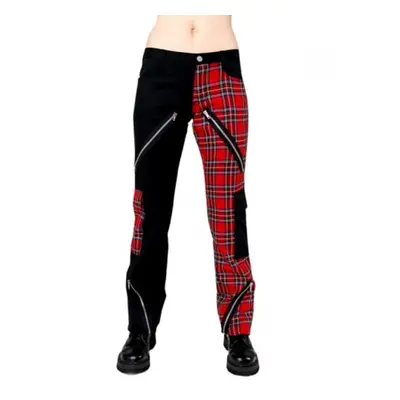 nadrág Black Pistol - Freak Pants Tartán Black-Red size - B-1-21-060-04