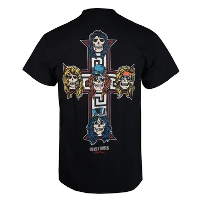 metál póló férfi Guns N' Roses - Cross - PRIMITIVE - pipfa2305-blk