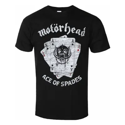 metál póló férfi Motörhead - Flat Warpig Aces BL - ROCK OFF - MHEADTEE56MB