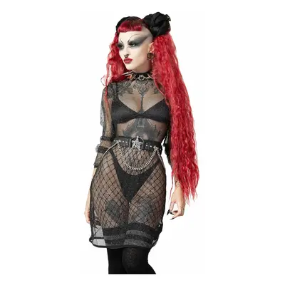 női ruha KILLSTAR - Allnighter Fishnet - Glitter