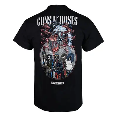 metál póló férfi Guns N' Roses - Robo - PRIMITIVE - pipfa2310-blk