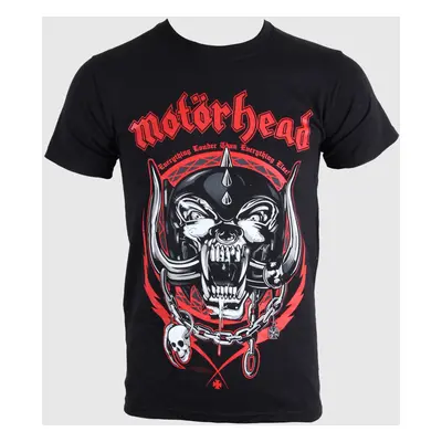 metál póló férfi Motörhead - Lightning Wreath - ROCK OFF - MHEADTEE19MB