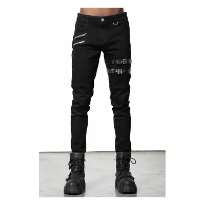 Unisex nadrág, KILLSTAR - On The Horizon Jeans - Fekete