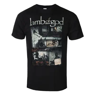 metál póló férfi Lamb of God - Album Collage - ROCK OFF - LAMBTS09MB