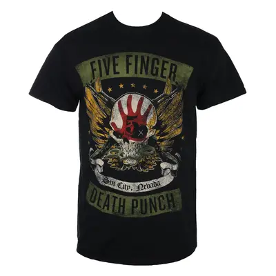 metál póló férfi Five Finger Death Punch - Locked & Loaded - ROCK OFF - FFDPTS19MB