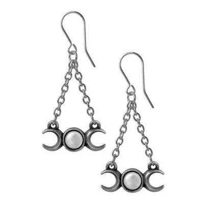 Fülbevalók ALCHEMY GOTHIC - Triple Moon Droppers