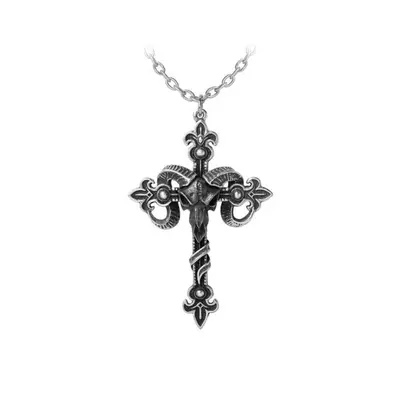 Nyaklánc ALCHEMY GOTHIC - Cross Of Baphomet