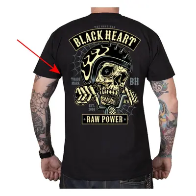 póló férfi - RAW POWER CHOPPER - BLACK HEART - MY491