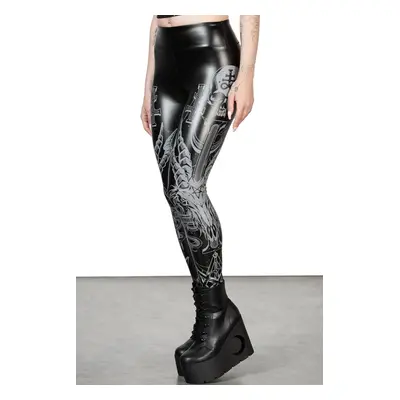 Női nadrág (leggings) KILLSTAR - Screech Owl - Fekete