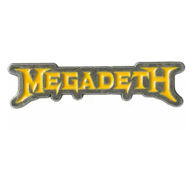 Kitűző MEGADETH - LOGO - RAZAMATAZ