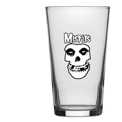 Üvegpohár Misfits - Skull - RAZAMATAZ