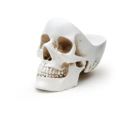 Dekoráció (tál) SUCK UK - FEHÉR SKULL