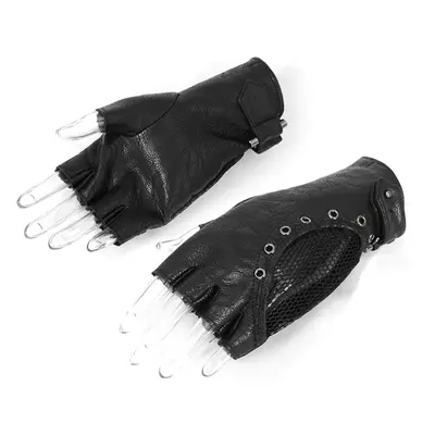 Kesztyű DEVIL FASHION - Cutthroat Steampunk Gauntlets with Mesh Panelling