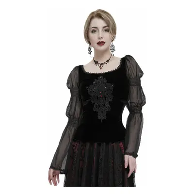 gót és punk póló női - Gothic Medieval Queen - DEVIL FASHION - TT193